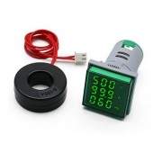 Вольтметр 20~500 VAC + Амперметр 100 А + Частотомер 0-100Hz, зеленый