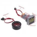 Амперметр 100А (AC 220V, 20-75Hz), красный