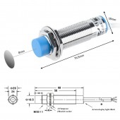 Датчик  приближения / положения индуктивный  LJ18A3-8-J/DZ - (Cylinder, AC type; two wire, NC)