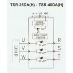 ТРЕХФАЗНОЕ ТВЕРДОТЕЛЬНОЕ РЕЛЕ FOTEK TSR-40DA