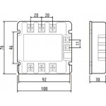 ТРЕХФАЗНОЕ ТВЕРДОТЕЛЬНОЕ РЕЛЕ FOTEK TSR-40DA